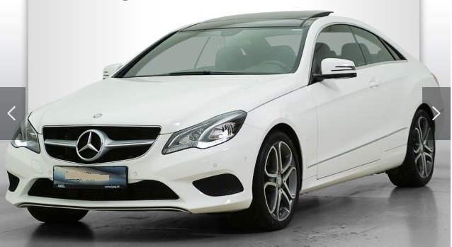 Left hand drive MERCEDES E CLASS 200 Sportpaket 